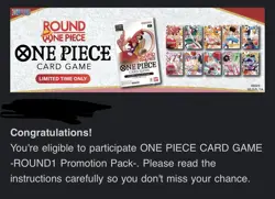 One piece Round 1 Promo Pack Presale - Image 1