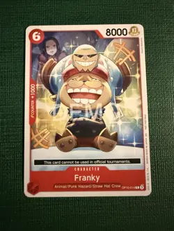 One Piece Tcg Op10-014 Franky / Chopper Promo demo Version Not tournament legal - Image 2