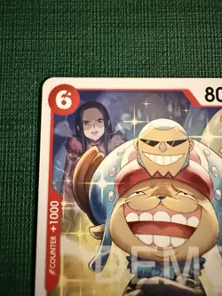 One Piece Tcg Op10-014 Franky / Chopper Promo demo Version Not tournament legal - Image 3