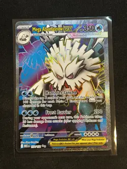 Mega Abomasnow EX Full Art Ultra Rare Pokemon Card Mega Evolution MEG 157/130 - Image 1