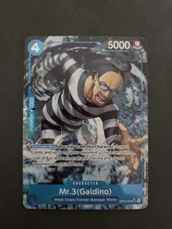 2x One Piece TCG - Mr. 3 (Galdino), OP16-056 Alt Art, OP16 Set, English, NM - Image 3