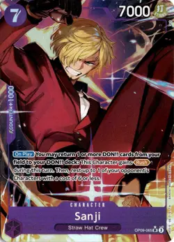 Sanji (065) (Parallel) OP09-065 One Piece Emperors in the New World NM - Image 1