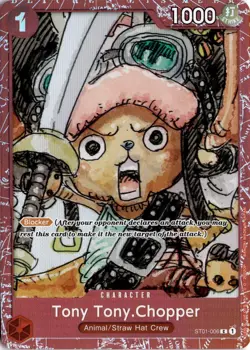 Tony Tony.Chopper ST01-006 One Piece Premium Film Red Edition NM - Image 1