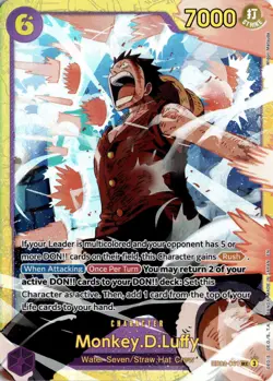 Monkey.D.Luffy EB02-061 One Piece Extra Booster: Anime 25th Collection NM - Image 1