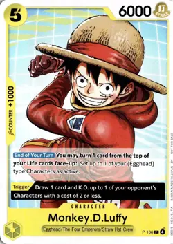 Monkey.D.Luffy (Tournament Pack 2026 Vol. 2) P-106 One Piece Promo NM - Image 1