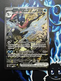 Greninja SVP 132 EX Shrouded Fable Black Star Promo Pokemon Card - Image 1