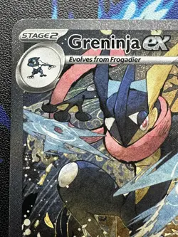 Greninja SVP 132 EX Shrouded Fable Black Star Promo Pokemon Card - Image 3