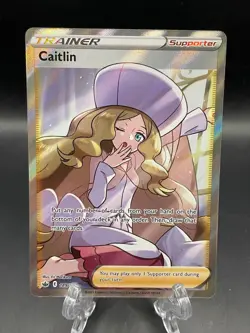 Caitlin 189/198 Chilling Reign NM Full Art Ultra Rare Pokemon Card - Image 1