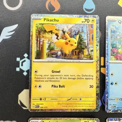 Pokemon McDonald's 2023 Holo Promo Card Lot Pikachu Quaxley Sprigatito LP - Image 2