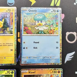 Pokemon McDonald's 2023 Holo Promo Card Lot Pikachu Quaxley Sprigatito LP - Image 3