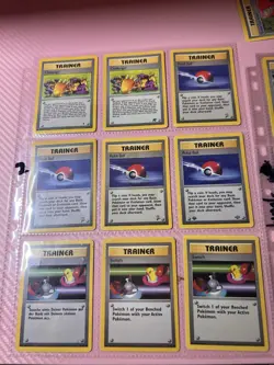Vintage Pokemon TCG Trainer Lot Neo Genesis/Team Rocket English: 47 card lot - Image 3