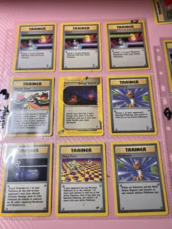Vintage Pokemon TCG Trainer Lot Neo Genesis/Team Rocket English: 47 card lot - Image 4