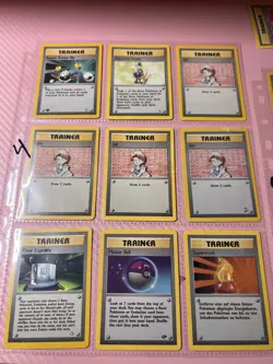 Vintage Pokemon TCG Trainer Lot Neo Genesis/Team Rocket English: 47 card lot - Image 5