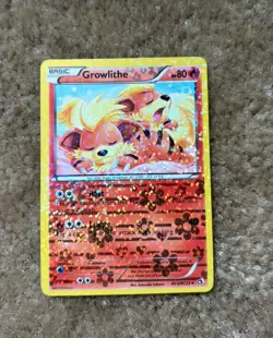 Growlithe - RC4/RC25 - Pokemon Legendary Treasures Radiant Collection Card - Image 1