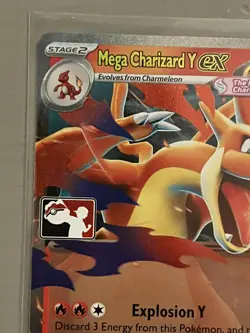 Mega Charizard Y ex - Pokemon Play Stamp Card - Stamped Series 9 - Near Mint - Image 2