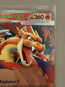 Mega Charizard Y ex - Pokemon Play Stamp Card - Stamped Series 9 - Near Mint - Image 3
