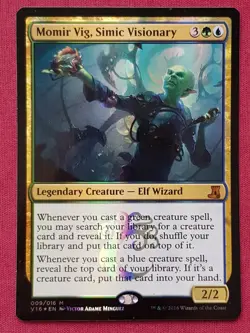 Magic The Gathering FROM THE VAULT LORE FOIL MOMIR VIG SIMIC VISIONARY card MTG - Image 1