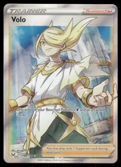 Pokemon Cards Volo 196/196 Lost Origin Ultra Rare NM - Image 1