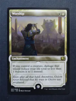 Worship - Mtg Magic Cards #FA - Image 1