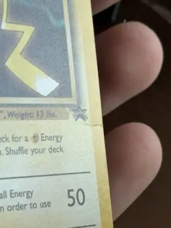 Pokemon Pikachu TCG Movie Promo Card 04/53 WOTC Regular Lightly Damaged - Image 2