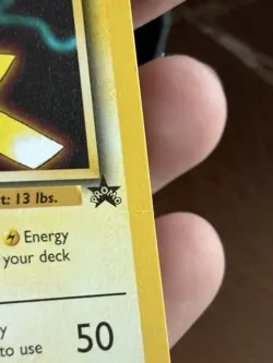 Pokemon Pikachu TCG Movie Promo Card 04/53 WOTC Regular Lightly Damaged - Image 3