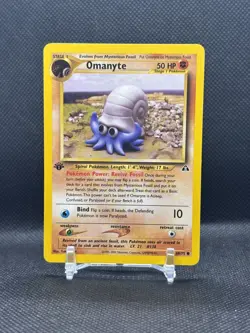 1st Edition OMANYTE 60/75 Neo Discovery Set - Pokemon WOTC Vintage Card - LP - Image 1