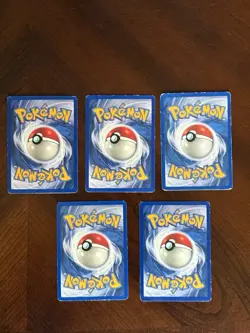 Base Set Holo Lot Pokemon TCG Vintage WOTC Lot Of 5 Cards Mixed Conditions - Image 2