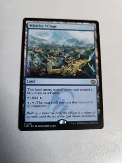 Mistrise Village Tarkir: Card # 261 Dragonstorm Regular Magic The Gathering, New - Image 1