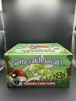 Pokemon EMPTY 1st Edition Jungle Booster Box (No packs, no cards) - Image 2