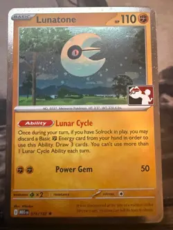 Lunatone - Rare Prize Pack Series Cards 074/132 LP - Image 1