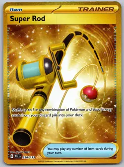 Pokemon TCG Super Rod Paldea Evolved 276/193 Holo Near Mint - Image 1