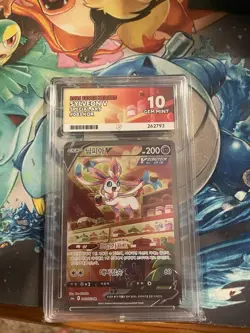 Pokemon TCG - Sylveon V 083/069 - Eevee Heroes - Korean SR - ACE 10 - Image 1