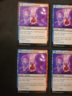 4x Abandon Attachments TLA Avatar Playset MTG Magic The Gathering Tcg - Image 2
