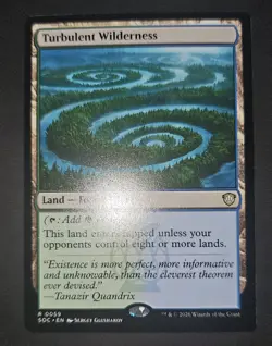 MTG Turbulent Wilderness 0059 Rare NM - Image 1