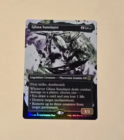 MTG Glissa Sunslayer Showcase Step-and-Compleat Foil NM - Image 1