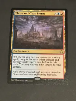 Thousand Year Storm 0248 MTG FDN Foundations Rare - Image 1