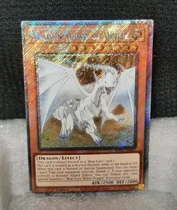 Yu-Gi-Oh! Dragon Spirit of White *PLATINUM SECRET RARE* RA04-EN265 1st Edition - Image 1