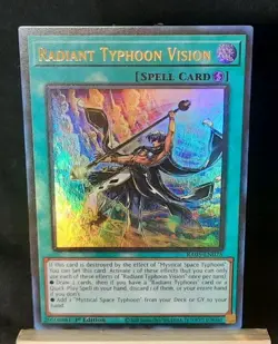 Yu-Gi-Oh! Radiant Typhoon Vision *ULTRA RARE* RA05-EN075 1st Edition NM/M - Image 1