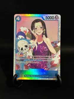 Bandai One Piece Card Game Boa Hancock SR 2-Card Lot OP01 OP14 NM - Image 3