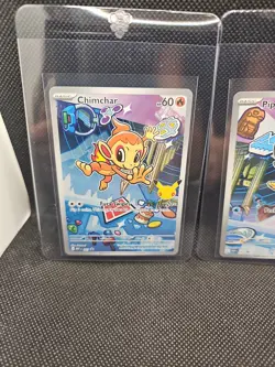 Pokemon First Partner Illustration Collection - Chimchar Turtwig Piplup Set - Image 2