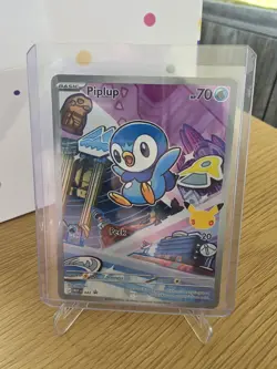 Pokemon First Partner Illustration Collection Turtwig Chimchar Piplup Promo Set - Image 4