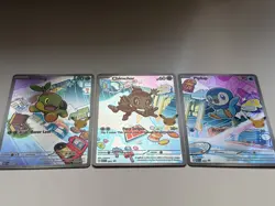 Pokemon First Partner Illustration Collection Turtwig Chimchar Piplup Promo Set - Image 2