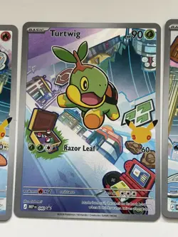 Pokemon First Partner Illustration Collection Turtwig Chimchar Piplup Promo Set - Image 5