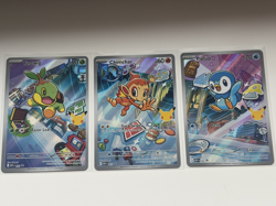 Pokemon First Partner Illustration Collection Turtwig Chimchar Piplup Promo Set - Image 3