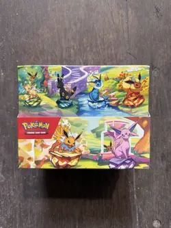 POKEMON SCARLET & VIOLET: PRISMATIC EVOLUTIONS MINI TIN DISPLAY (8ct) new/sealed - Image 1
