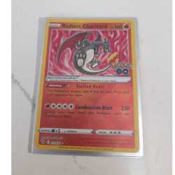 Pokemon Radiant Charizard 011/078 Pokemon GO Radiant Rare Holo 160 HP English - Image 1