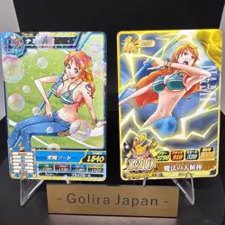 Nami 2011.2012 Data Carddass 2 Card Set ONE PIECE Card Japan Boa Hancock - Image 1