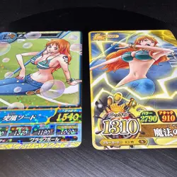Nami 2011.2012 Data Carddass 2 Card Set ONE PIECE Card Japan Boa Hancock - Image 5