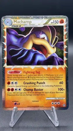 Pokemon Machamp Triumphant 95/102 Holo Ultra Rare English Card LP/MP - Image 1