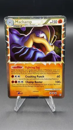 Pokemon Machamp Triumphant 95/102 Holo Ultra Rare English Card LP/MP - Image 3
